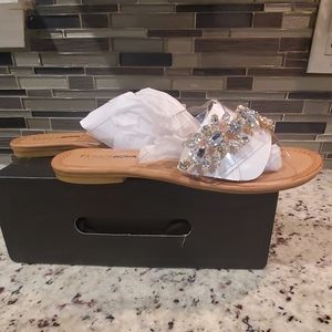 FASHION NOVA Clear Your Thoughts Slide